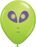 5" Space Alien-Lime Green - Click Image to Close
